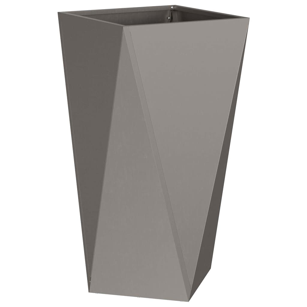 vidaXL Γλάστρα Σκ rusty 40 x 40 x 75 cm Ατσάλι Σκληρυθέν στον Αέρα - Image 5