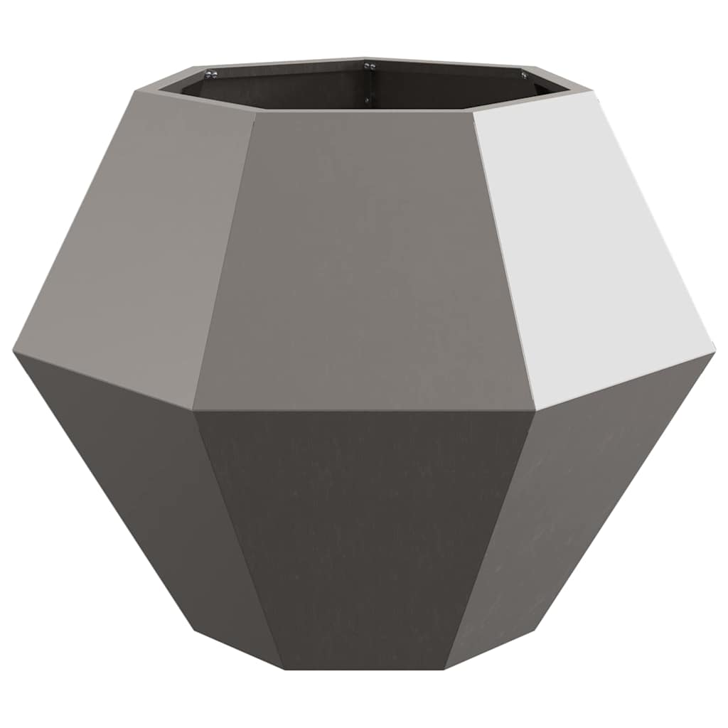 vidaXL Γλάστρα Σκ rusty 75 x 75 x 60 εκ Ατσάλι Σκληρυθέν στον Αέρα - Image 2