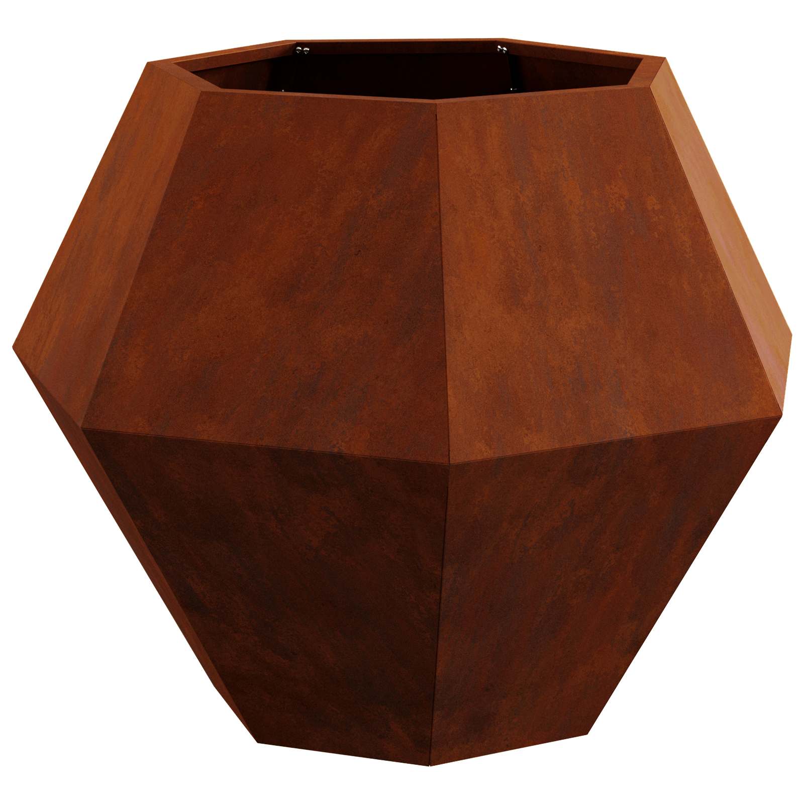 vidaXL Γλάστρα Σκ rusty 75 x 75 x 60 εκ Ατσάλι Σκληρυθέν στον Αέρα - Image 5