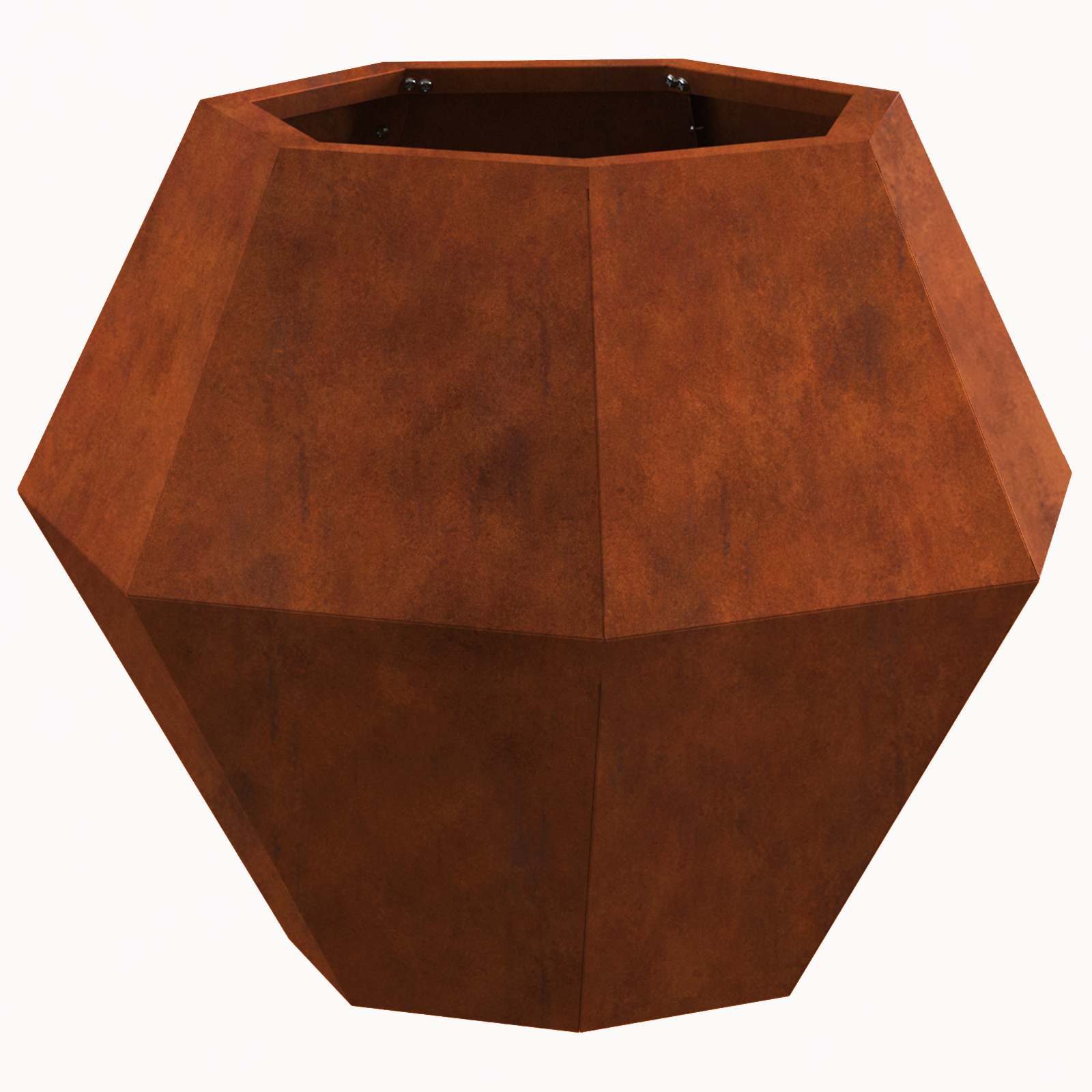 vidaXL Γλάστρα Σκ rusty 50 x 50 x 40 cm Ατσάλι Σκληρυθέν στον Αέρα - Image 5