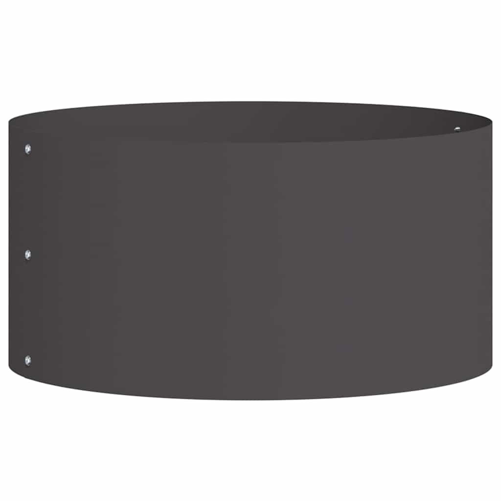 vidaXL Δακτύλιος γλάστρας Μαύρο 40 x 40 x 20 cm Ψυχρής έλασης χάλυβας - Image 2