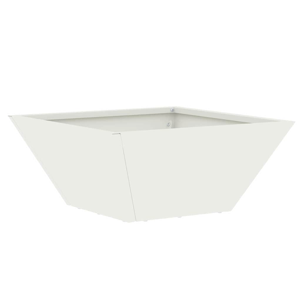 vidaXL Γλάστρα Κήπου 5 τμχ. Λευκό 35 x 35 x 15 εκ. - Image 5