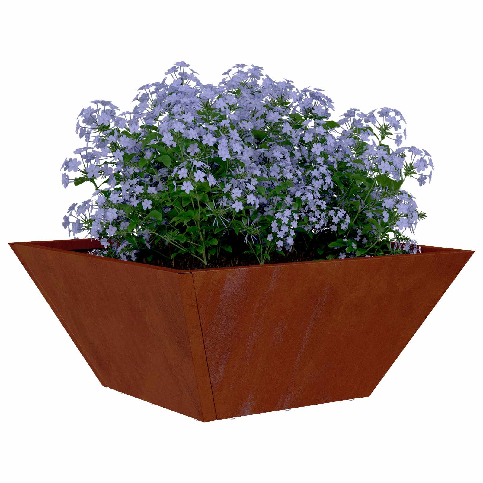vidaXL Γλάστρα Κήπου 5 τμχ. Σκ rusty 35 x 35 x 15 εκ. - Image 3