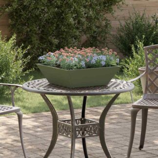 vidaXL Γλάστρα Κήπου 5 τμχ. Λαδί 50 x 50 x 15 cm Ψυχρής έλασης χάλυβας