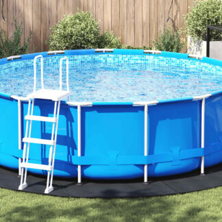 vidaXL Εδαφοκάλυψη Πισίνας Ø 428 cm (2 mm) Γύρος Μη Υφαμένο Ύφασμα