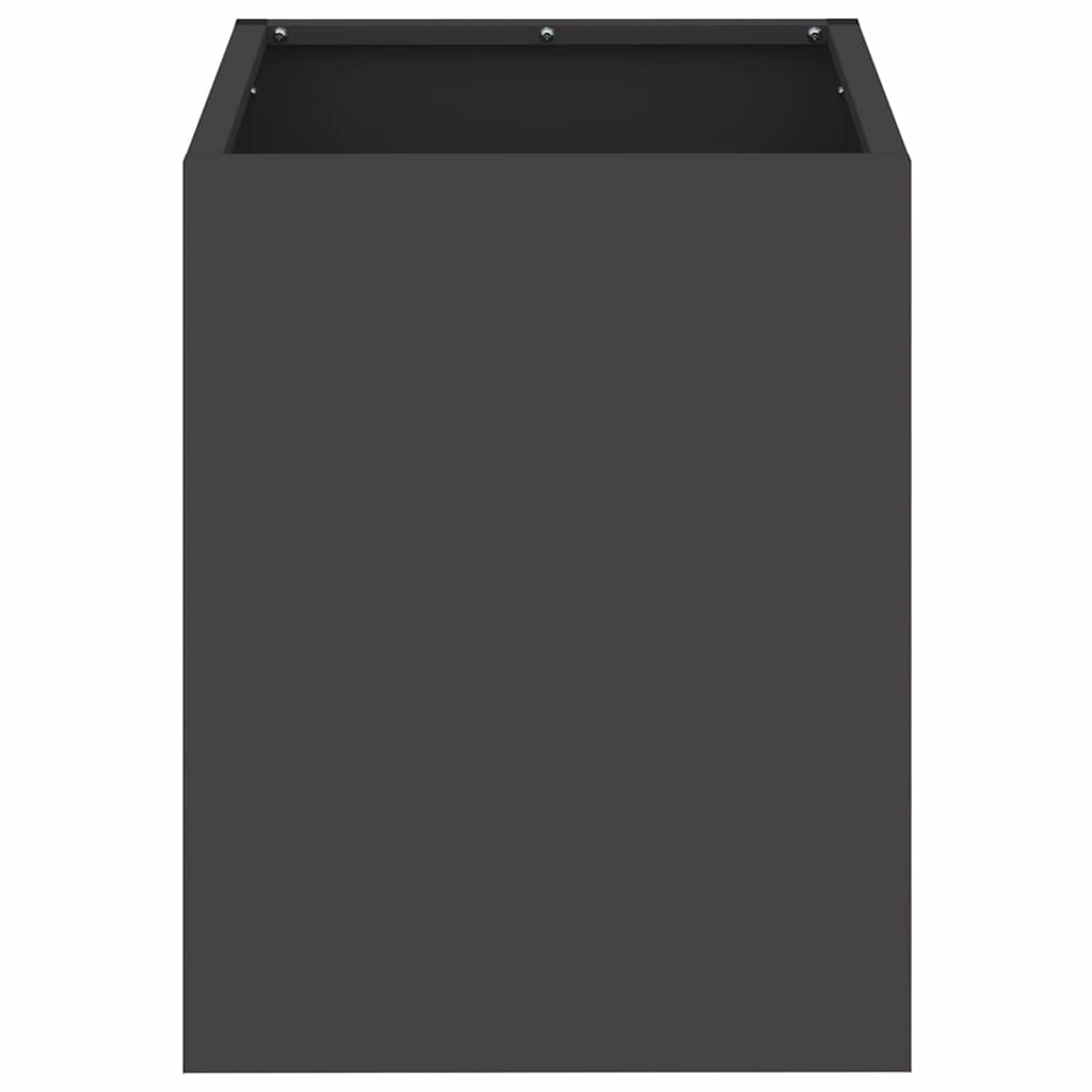 vidaXL Γλάστρα Κήπου Μαύρο 32 x 32 x 40 εκ. Ψυχρής έλασης χάλυβας - Image 5