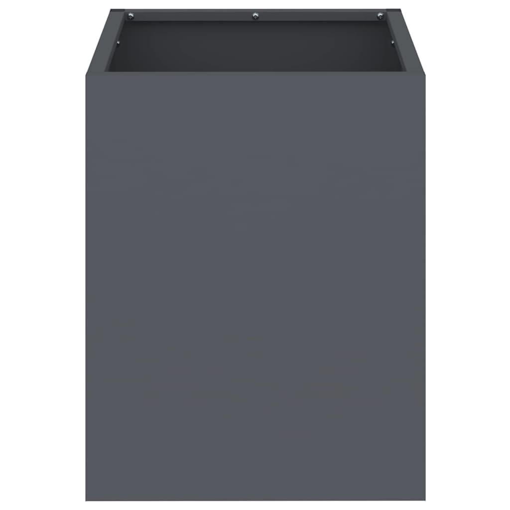 vidaXL Γλάστρα Κήπου Ανθρακί 32 x 32 x 40 εκ. Ψυχρής έλασης χάλυβας - Image 5