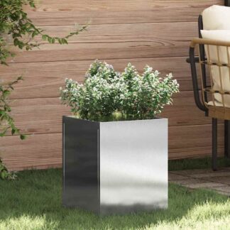 vidaXL Γλάστρα Κήπου Ανοξείδωτο ατσάλι 32 x 32 x 40 εκ.