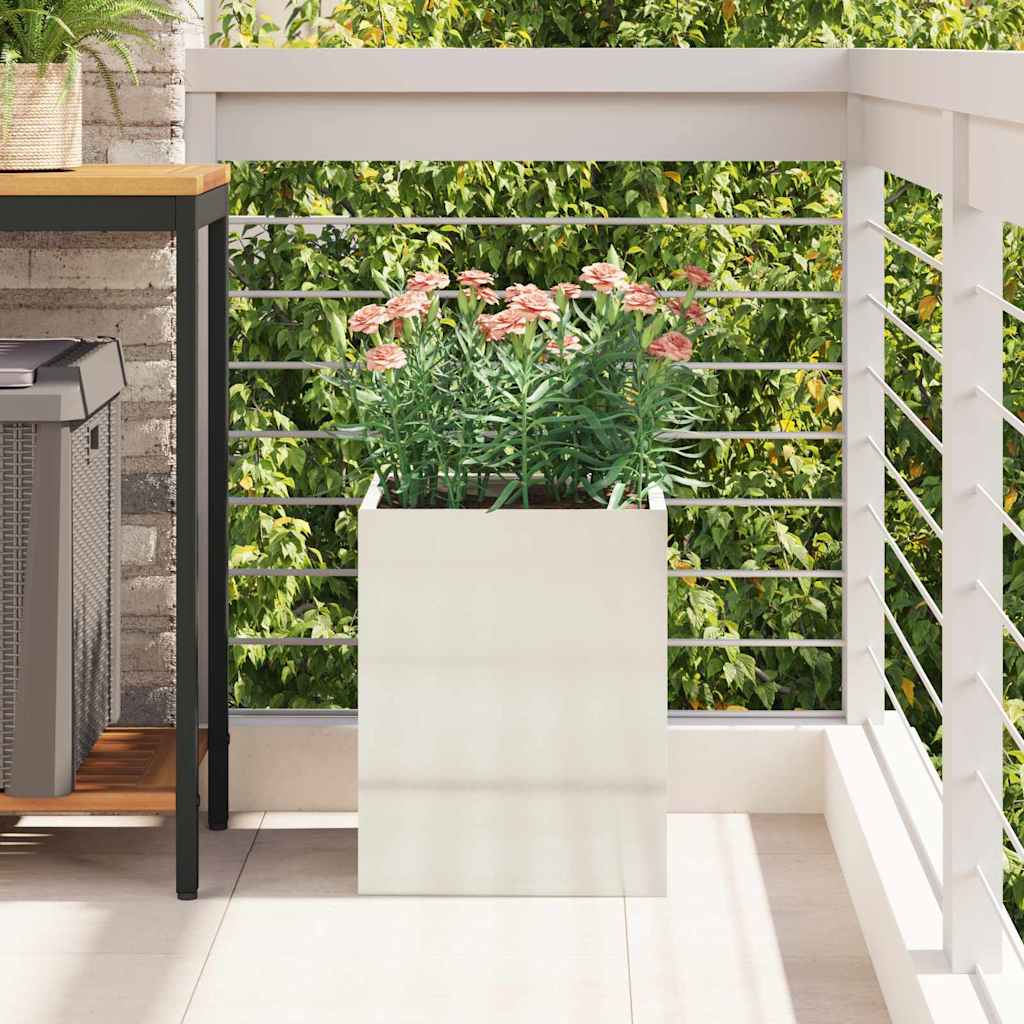 vidaXL Γλάστρα Κήπου Επικαλυμμένος Χάλυβας 32 x 32 x 40 εκ. - Image 4