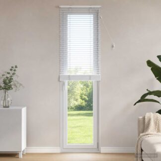 vidaXL Βενετσιάνικη Σκίαση Λευκό 65 x 250 cm 35 mm