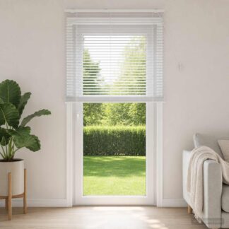 vidaXL Βενετσιάνικη Σκίαση Λευκό 100 x 250 cm 35 mm