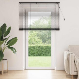 vidaXL Βενετσιάνικη Σκίαση Μαύρο 145 x 250 cm 35 mm
