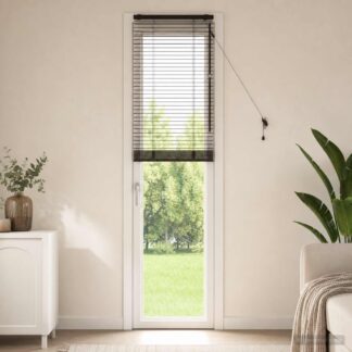 vidaXL Βενετσιάνικη Σκίαση Σκούρο Καφέ 50 x 250 εκ. 35 mm