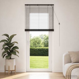 vidaXL Βενετσιάνικη Σκίαση Σκούρο Καφέ 75 x 250 εκ. 35 mm
