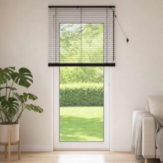 vidaXL Βενετσιάνικη Σκίαση Σκούρο Καφέ 105 x 250 cm 35 mm