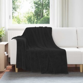 vidaXL Ριχτάρια 6 τμχ. Μαύρο 150 x 200 cm 4.68 kg Μαλλί