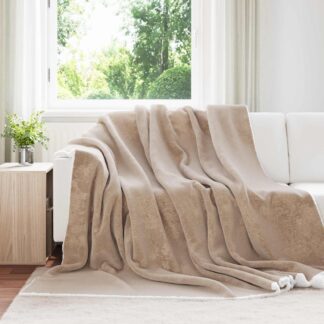 vidaXL Ριχτάρι Καμηλοπάρδαλη 220 x 240 cm 2.67 kg Μαλλί