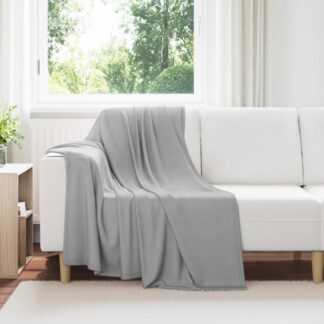 vidaXL Ριχτάρια 6 τμχ. Γκρι 170 x 130 εκ. 1.86 kg Μαλλί
