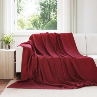 vidaXL Ριχτάρια 6 τμχ. Βεραμάν Κόκκινο 240 x 220 cm 4.28 kg Μαλλί