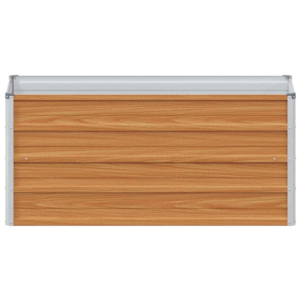 vidaXL Υπερυψωμένη Ζαρντινιέρα Ανοιχτό καφέ 100 x 40 x 45 cm - Image 5