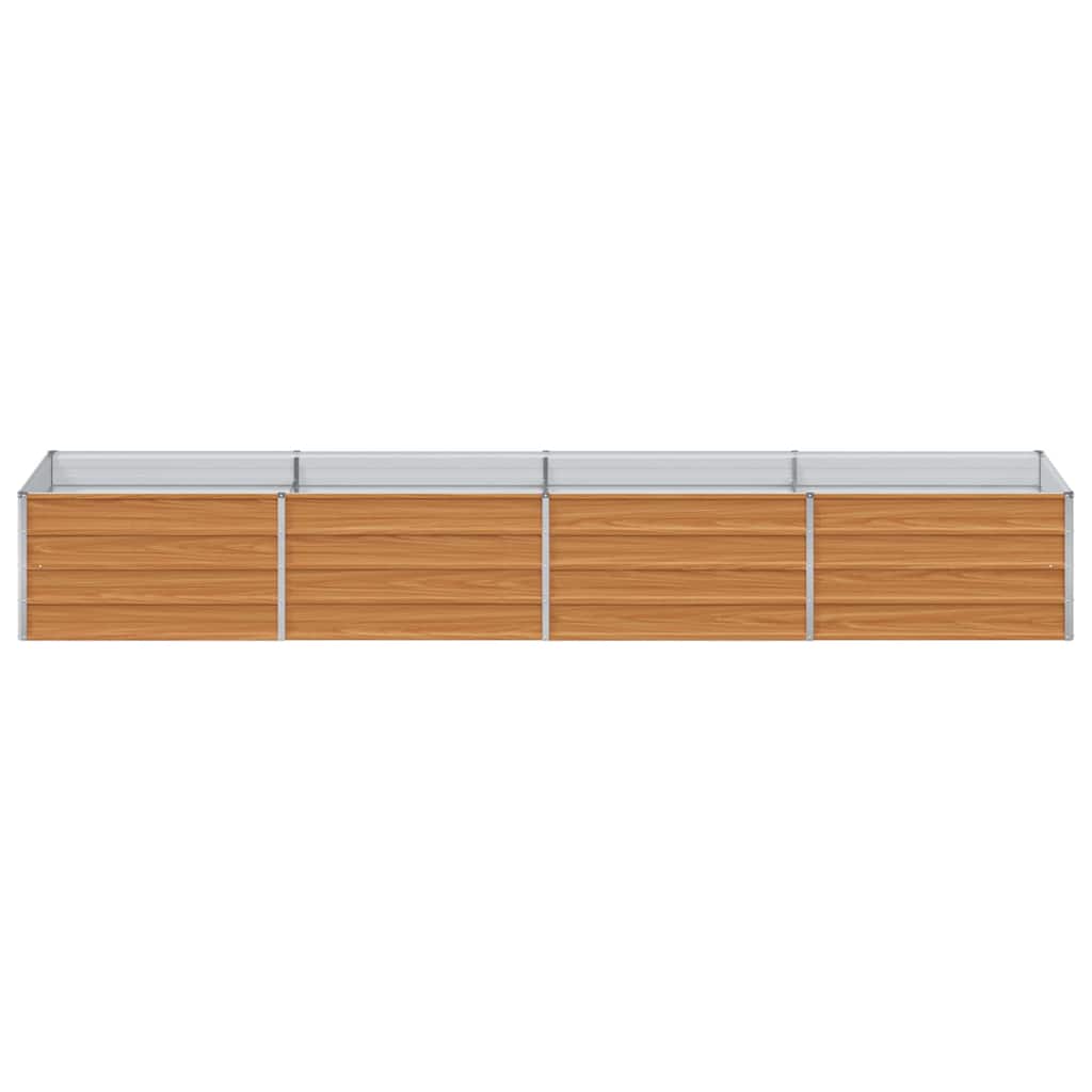 vidaXL Υπερυψωμένη Ζαρντινιέρα Ανοιχτό καφέ 320 x 80 x 45 cm - Image 5