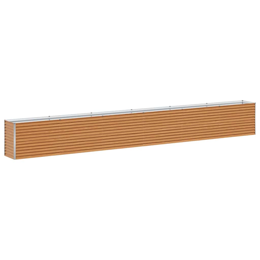 vidaXL Υπερυψωμένη Ζαρντινιέρα Ανοιχτό καφέ 582 x 50 x 68 εκ. - Image 2