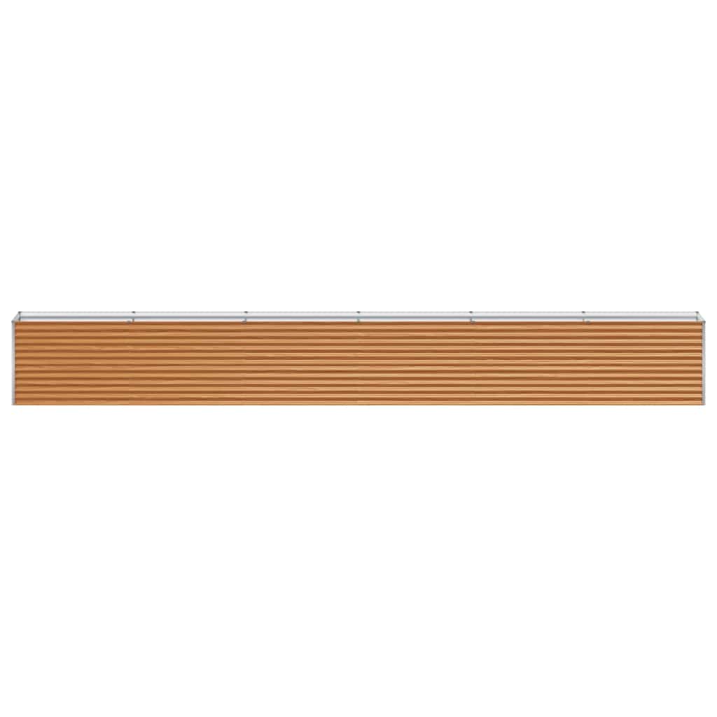 vidaXL Υπερυψωμένη Ζαρντινιέρα Ανοιχτό καφέ 582 x 50 x 68 εκ. - Image 5