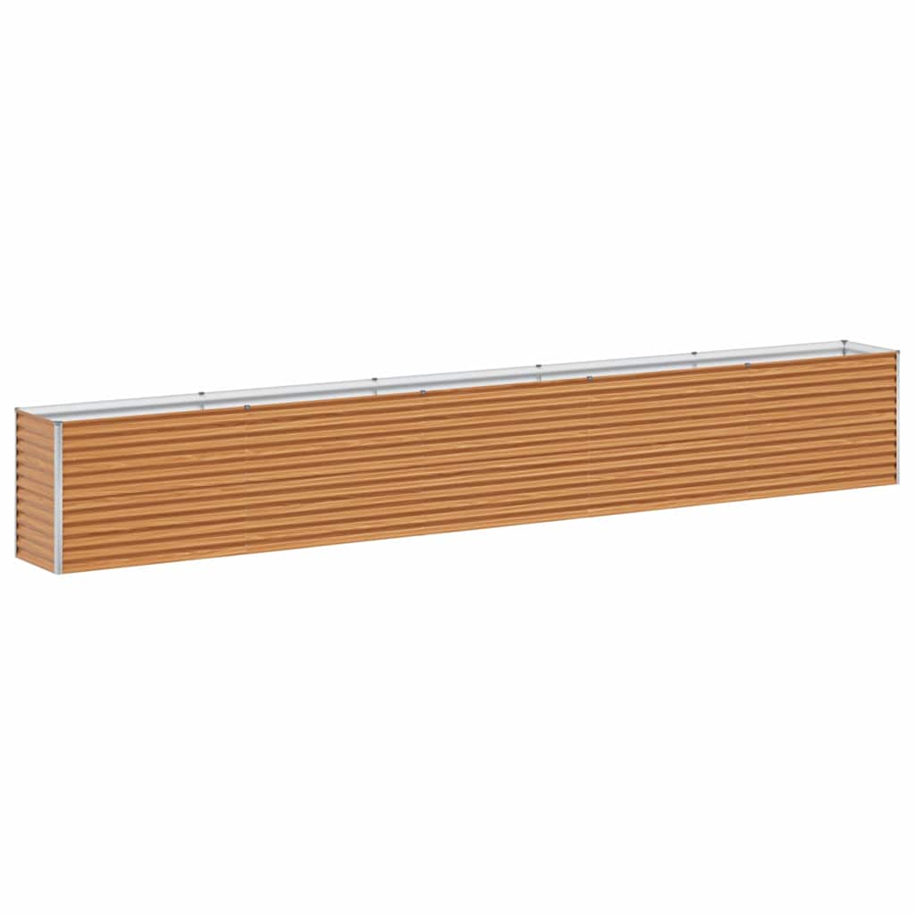 vidaXL Υπερυψωμένη Ζαρντινιέρα Ανοιχτό καφέ 485 x 50 x 68 εκ. - Image 2
