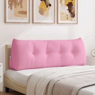 vidaXL Μαξιλάρι Πλάτης Ροζ 140 x 24 x 50 εκ ύφασμα