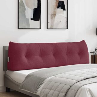 vidaXL Μαξιλάρι Πλάτης Κόκκινο 160 x 24 x 50 εκ ύφασμα