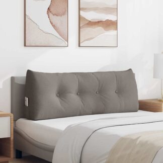 vidaXL Μαξιλάρι Πλάτης Taupe 120 x 24 x 50 εκ ύφασμα