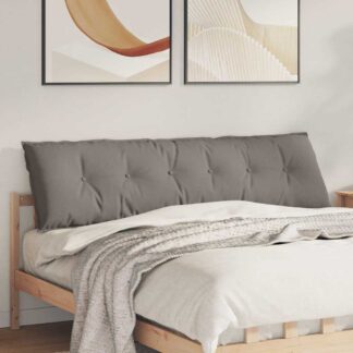 vidaXL Μαξιλάρι Πλάτης Taupe 180 x 19 x 50 εκ ύφασμα