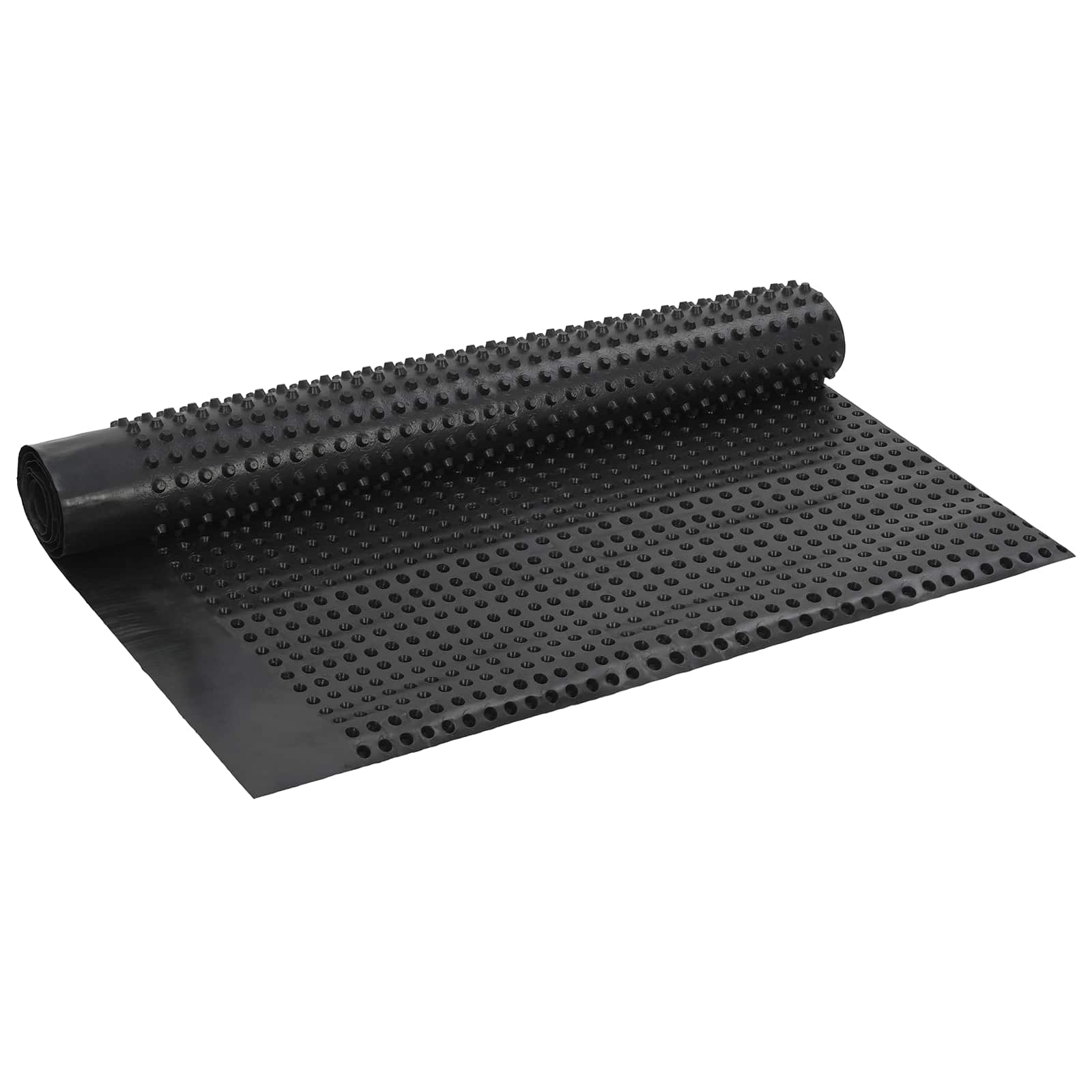 vidaXL Κυματοειδές Φύλλο Αποχέτευσης Μαύρο 1 x 20 m HDPE - Image 2