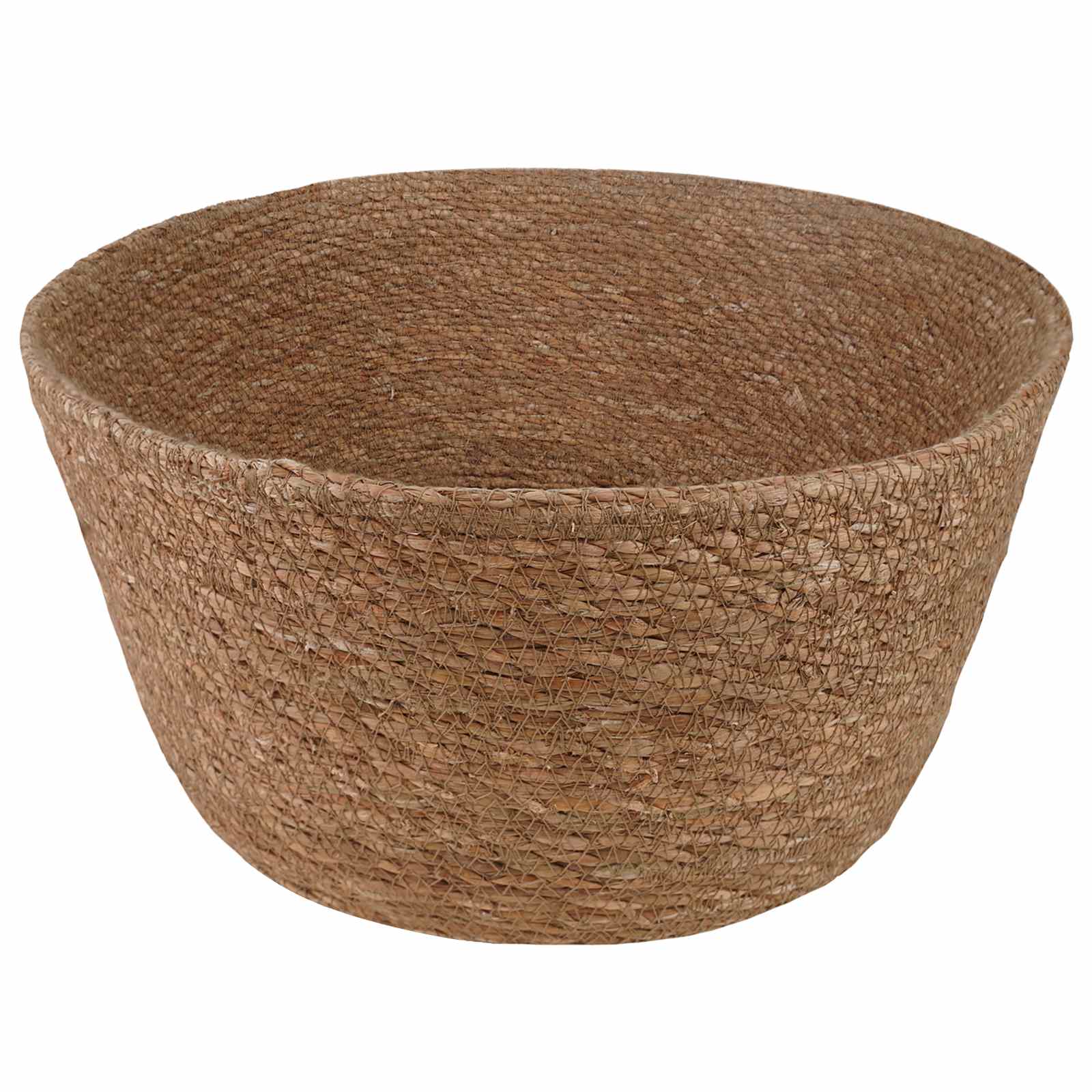 vidaXL Γλάστρα με Χερούλια Φυσικό Ø 22 x 20 cm 100% Θαλασσόχορτο - Image 3