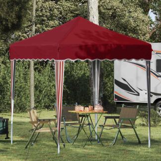 vidaXL Αυτοσχέδιο Μόρφωση 195 x 195 x 245 εκ. Μπορντό Ύφασμα Όξφορντ