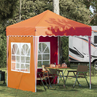 vidaXL Αυτοσχέδιο Μόρφωση 195 x 195 x 245 εκ. Πορτοκαλί Ύφασμα Όξφορντ