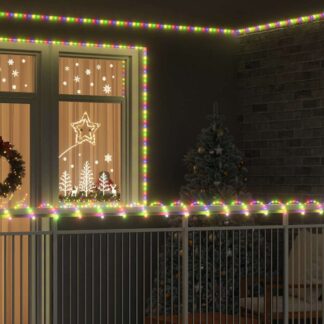 vidaXL Φωτιστικό Συρματόσχοινο με 1200 LED Πολύχρωμο 50 m PVC