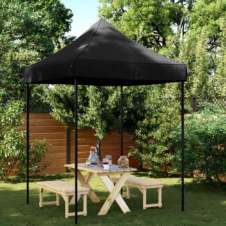 vidaXL Σκηνή Πάρτυ 200 x 200 x 306 εκ. Μαύρο Ύφασμα Όξφορντ