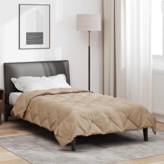 vidaXL Κουβέρτα ολόκληρου του χρόνου 155 x 220 cm 300 gsm Taupe