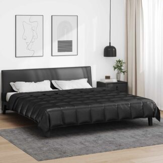 vidaXL Κουβέρτα ολόκληρου του χρόνου 200 x 240 cm 300 gsm Μαύρο