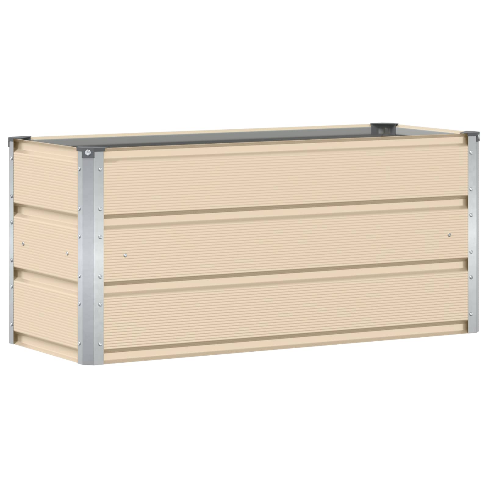 vidaXL Γλάστρα Ελεφαντόδοντο 100 x 40 x 45 cm Ατσάλι - Image 2
