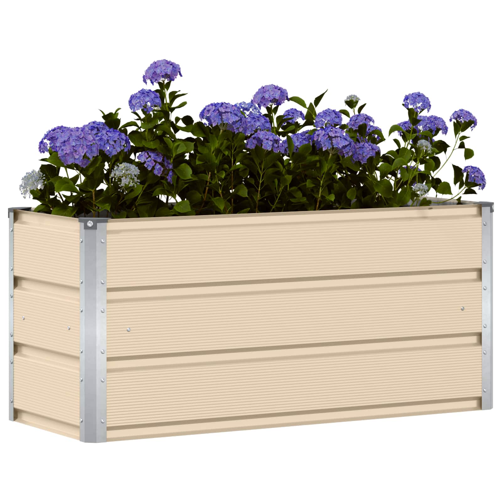 vidaXL Γλάστρα Ελεφαντόδοντο 100 x 40 x 45 cm Ατσάλι - Image 3