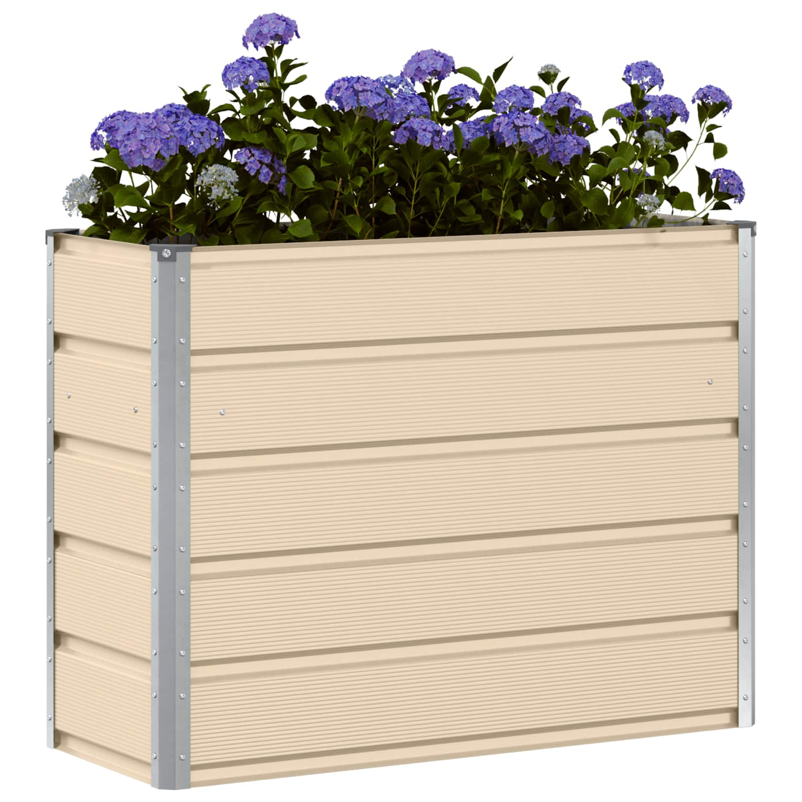 vidaXL Γλάστρα Ελεφαντόδοντο 100 x 40 x 75 cm Ατσάλι - Image 3