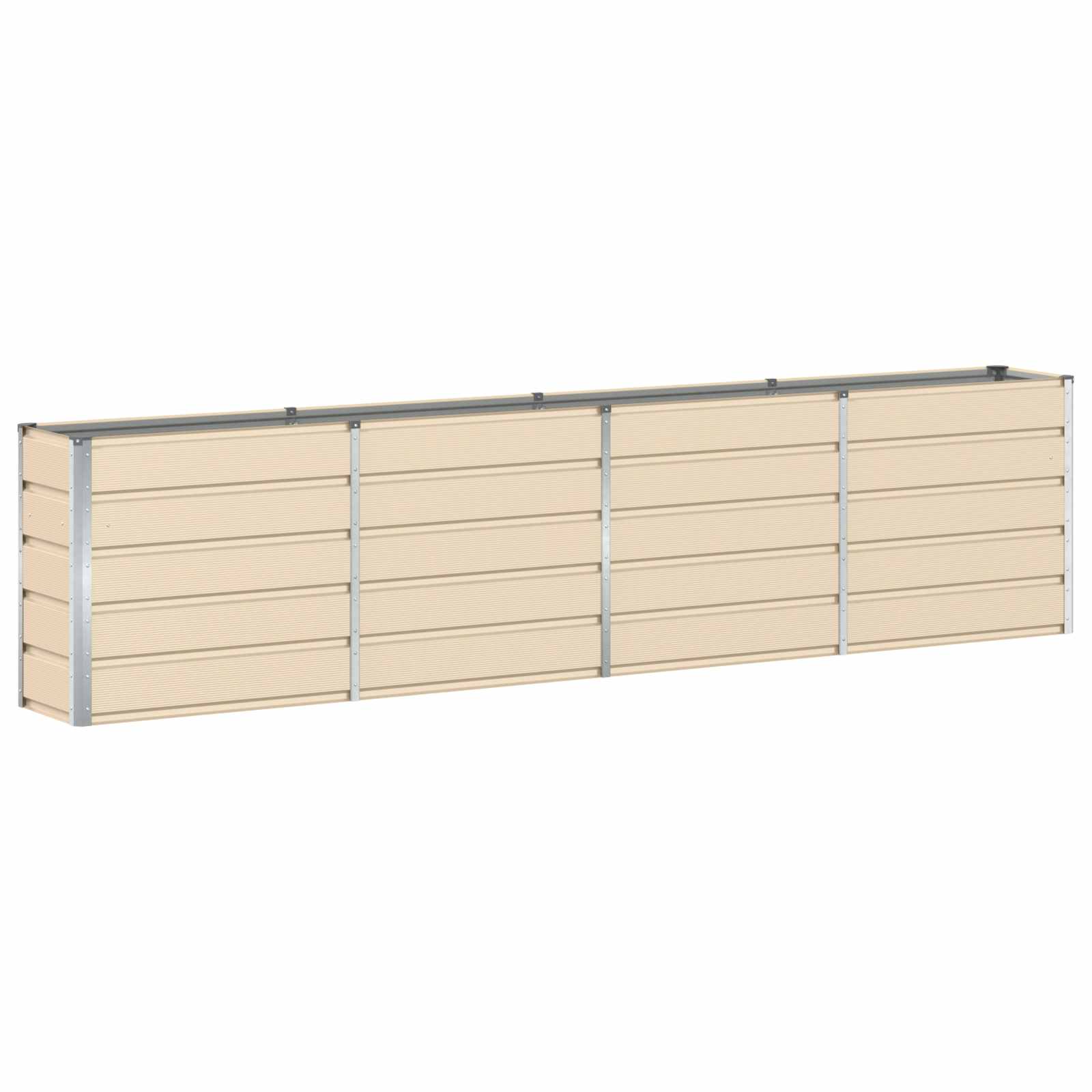 vidaXL Γλάστρα Ελεφαντόδοντο 320 x 40 x 75 εκ. Ατσάλι - Image 2