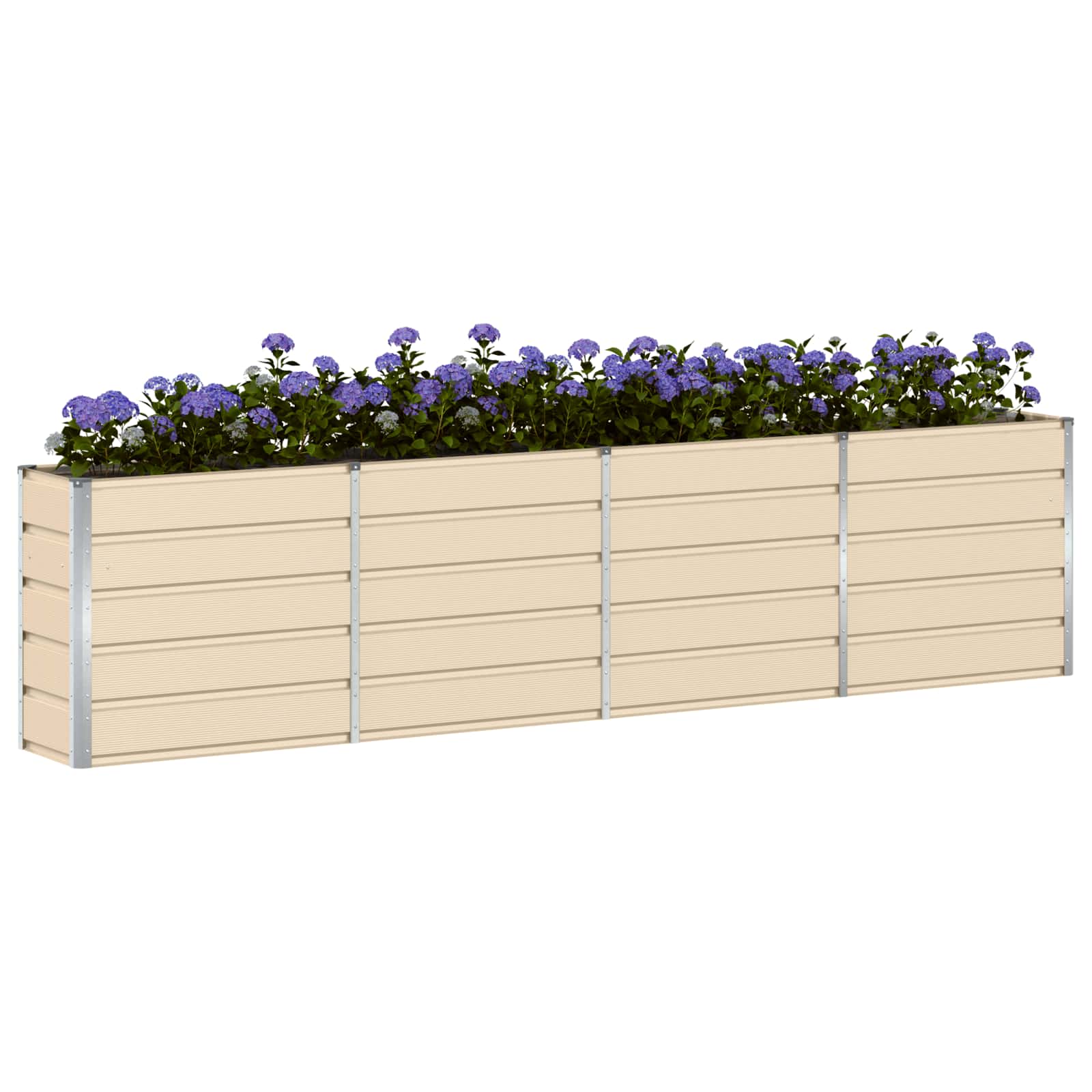 vidaXL Γλάστρα Ελεφαντόδοντο 320 x 40 x 75 εκ. Ατσάλι - Image 3