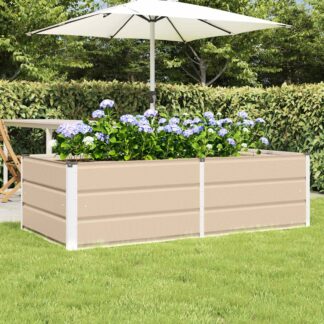 vidaXL Γλάστρα Ελεφαντόδοντο 160 x 80 x 45 cm Ατσάλι