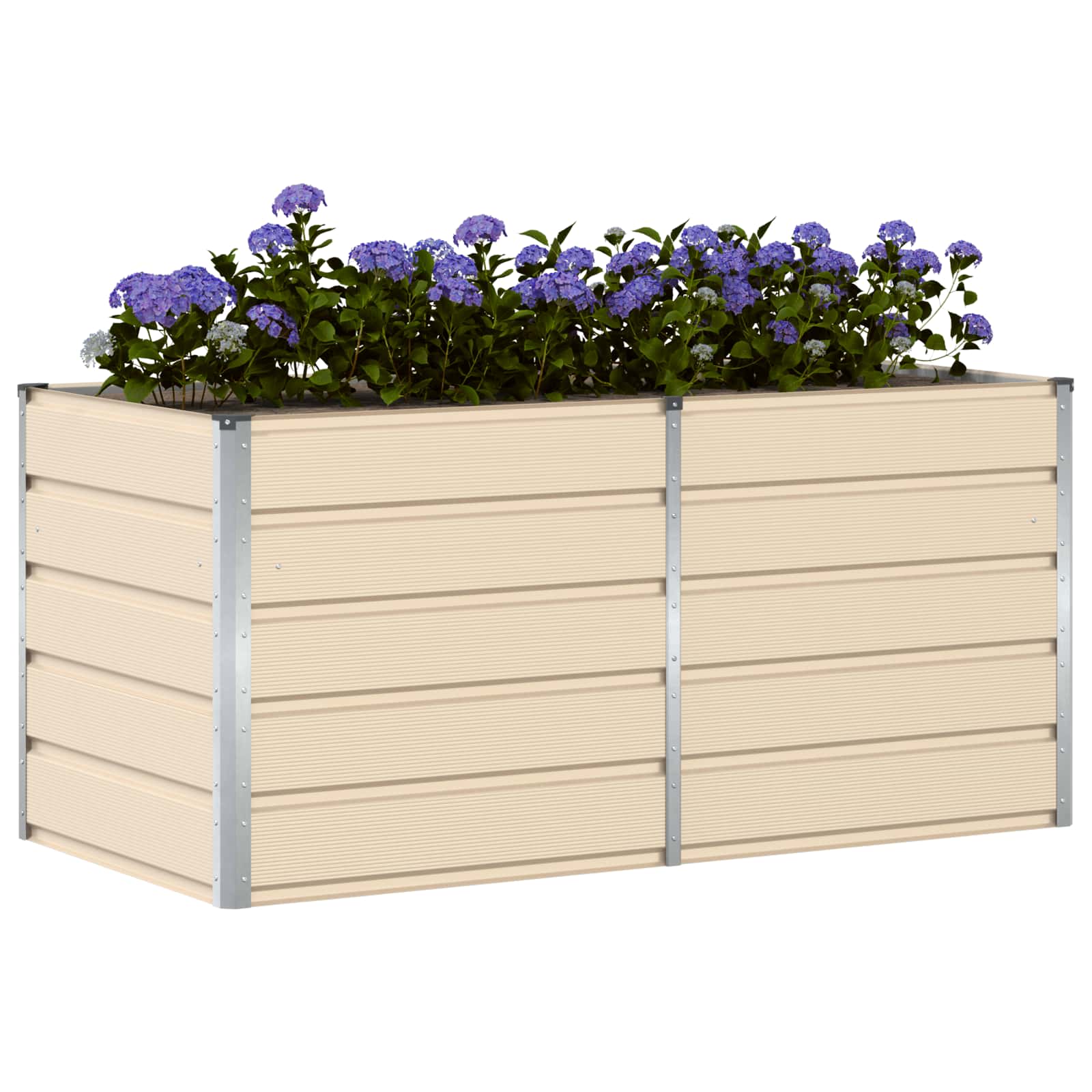 vidaXL Γλάστρα Ελεφαντόδοντο 160 x 80 x 75 cm Ατσάλι - Image 3