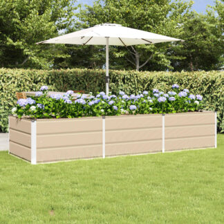 vidaXL Γλάστρα Ελεφαντόδοντο 240 x 80 x 45 cm Ατσάλι