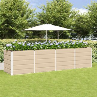 vidaXL Γλάστρα Ελεφαντόδοντο 320 x 80 x 75 εκ. Ατσάλι