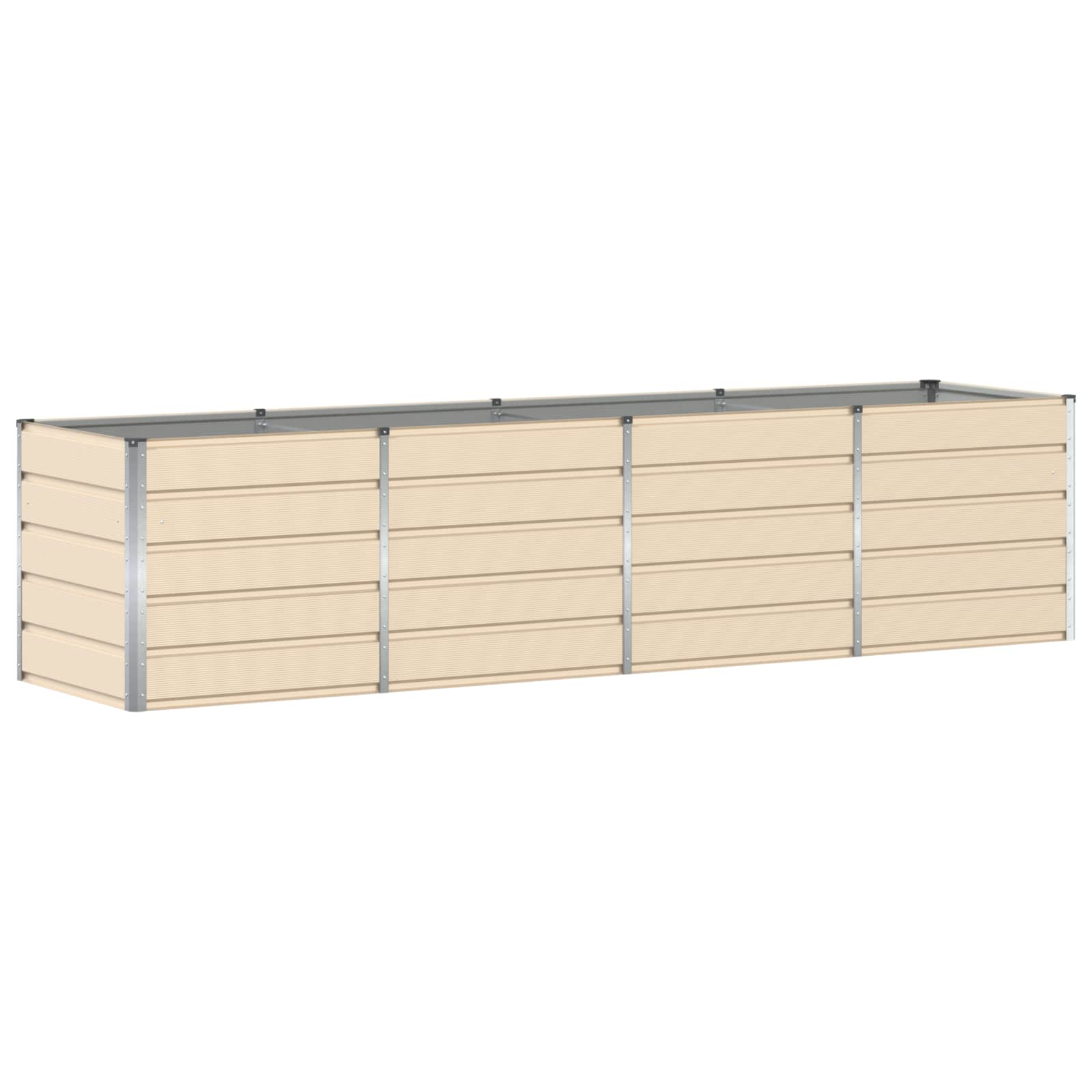 vidaXL Γλάστρα Ελεφαντόδοντο 320 x 80 x 75 εκ. Ατσάλι - Image 2